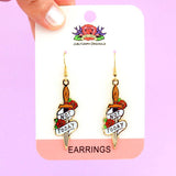Not Today Earrings - Discontinued