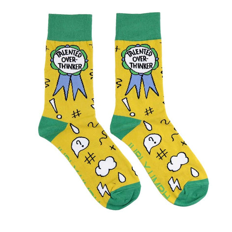 Talented Overthinker Socks - Unisex Large