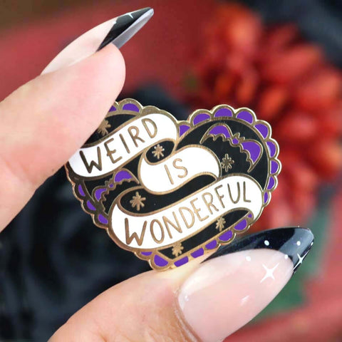 Weird Is Wonderful Lapel Pin