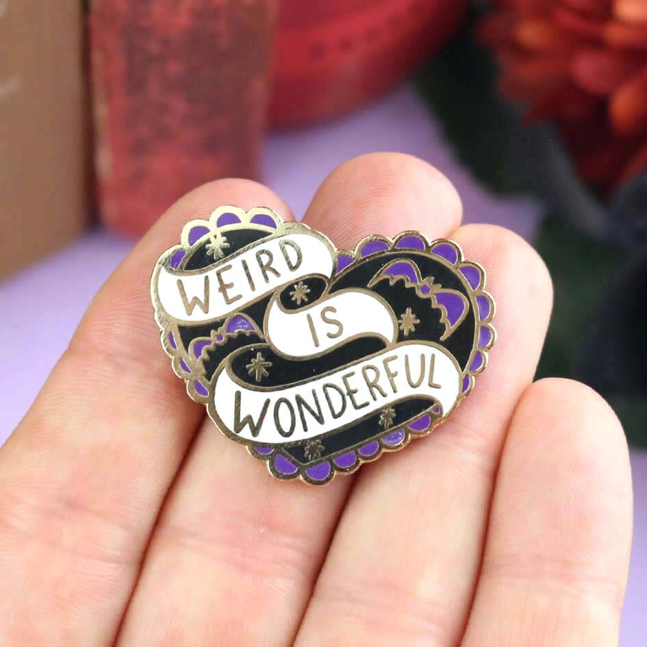 Weird Is Wonderful Lapel Pin