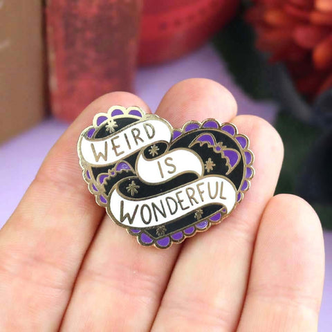 Weird Is Wonderful Lapel Pin