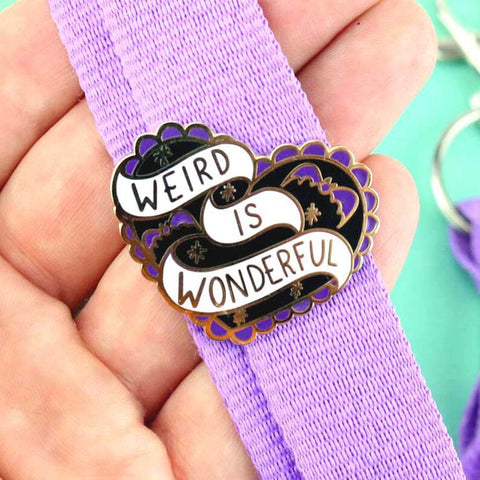 Weird Is Wonderful Lapel Pin