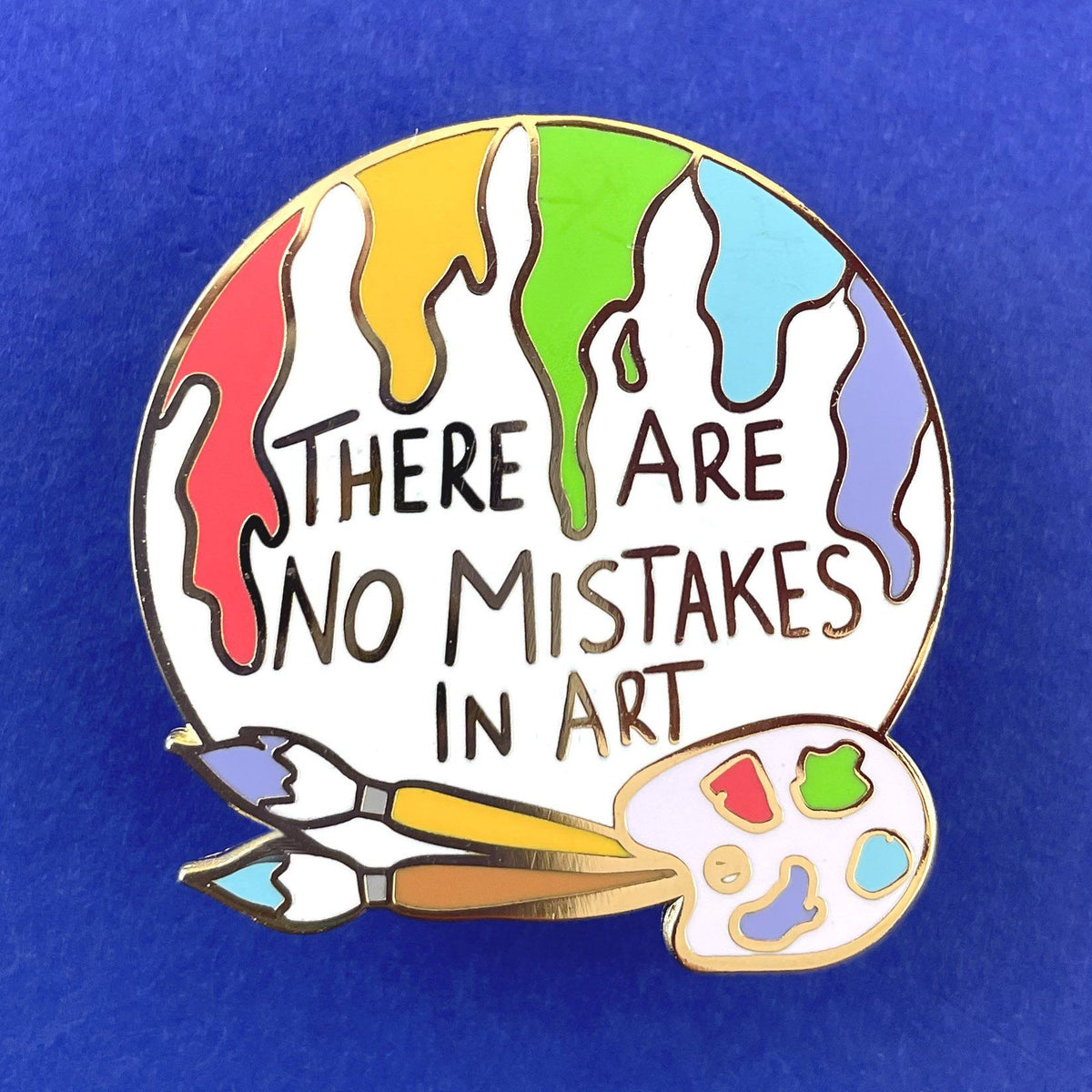 There Are No Mistakes In Art Lapel Pin