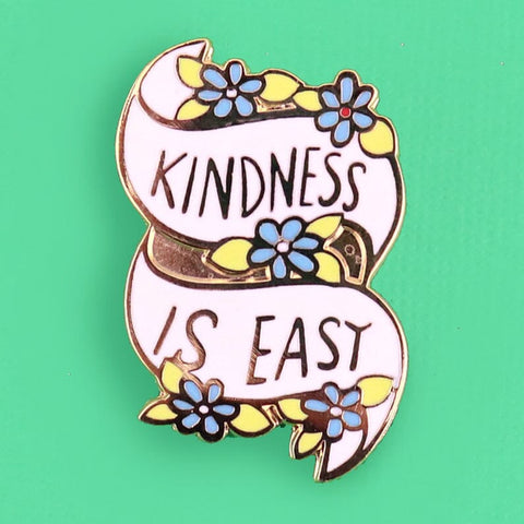 Kindness Is Easy Lapel Pin