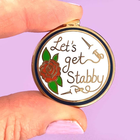 Let's Get Stabby Needle Minder