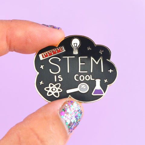 STEM Is Cool Lapel Pin