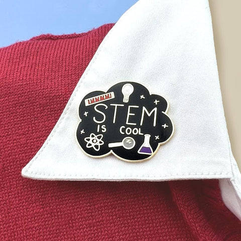 STEM Is Cool Lapel Pin