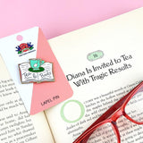 Tea & Books Lapel Pin
