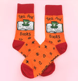 Tea & Books Socks - Unisex Medium